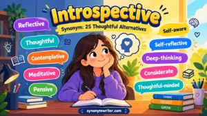 Introspective Synonym: 25 Thoughtful Alternatives