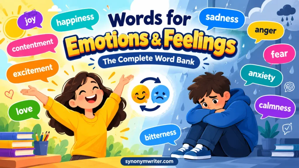 words for Emotions & Feelings: The Complete Word Bank